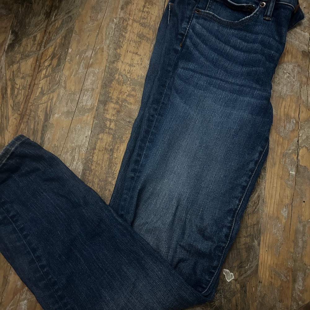 J. Crew Dark Blue Straight Jeans